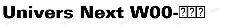 Univers Next W00字体转换